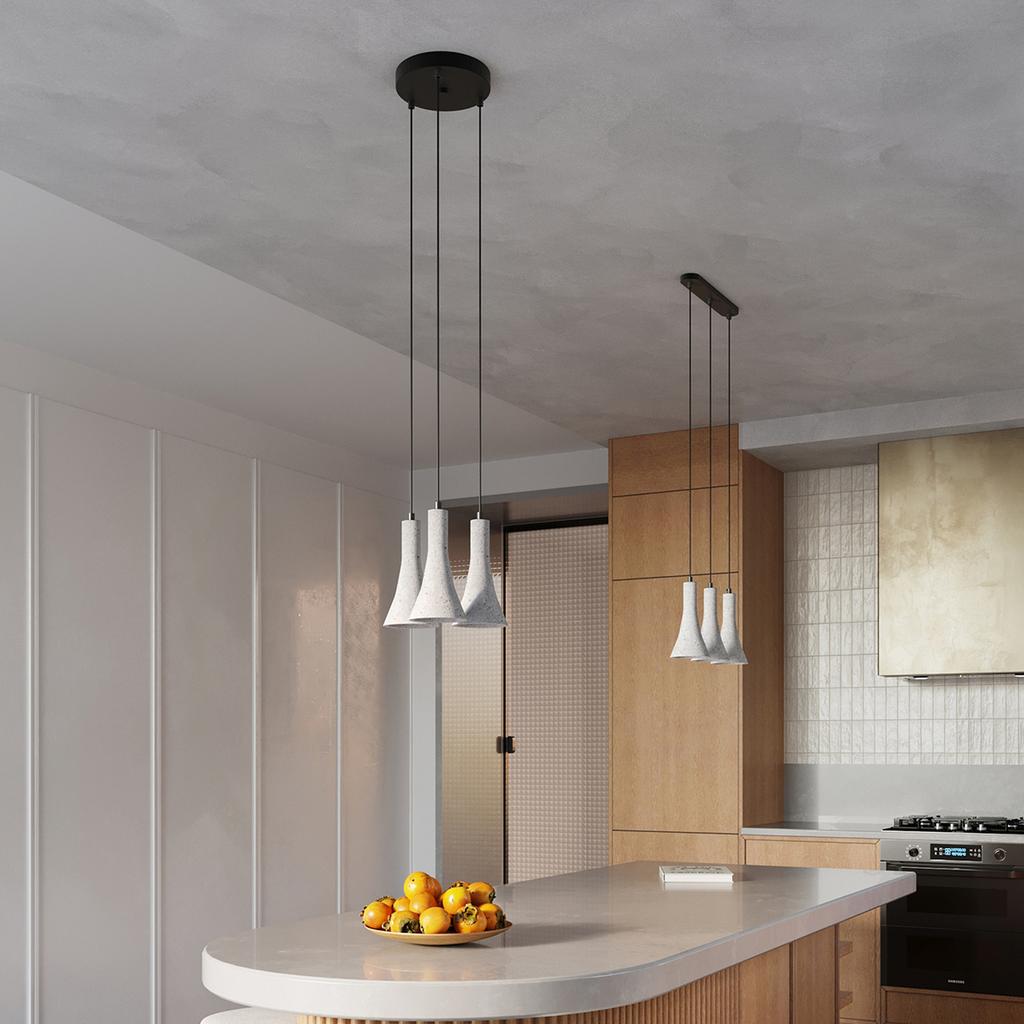 REA 3L concrete pendant lamp