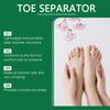 Toe Corrector, Hallux Valgus Separator, Separate And Overlap Hallux Valgus Corrector.