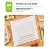 200Pcs Air Fryer Parchment Paper Burger Dessert Sandwich Wrapping Brown Wax Paper Kitchen Oven Paper