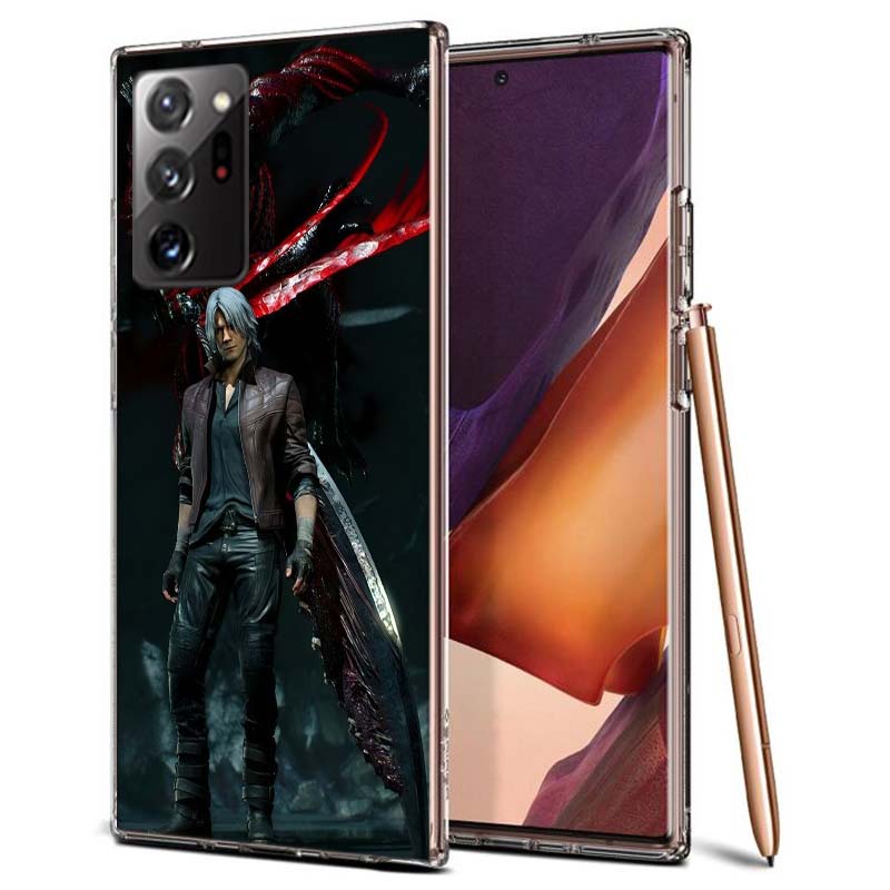 D-Devil May Cry DMC Phone Case for Samsung A55 A35 A25 A15 A07 A05S A16 A17 A26 A36 A37 A56 A57 Galaxy Note 20 10 A50S A71 A51 A