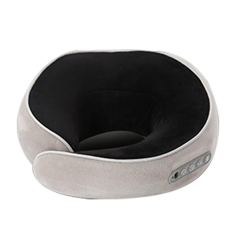 Multi-Functional U-Shaped Memory Foam Cervical Spine Massager Pillow for Home and Car U-shaped Neck Protection Massage Pillow