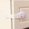 5pcs/10pcs White Safety Locks No-Drill Drawer and Door Latches Child Baby Safety Lock Cupboard Drawer Cabinet Door Fridge Security Protector Locks