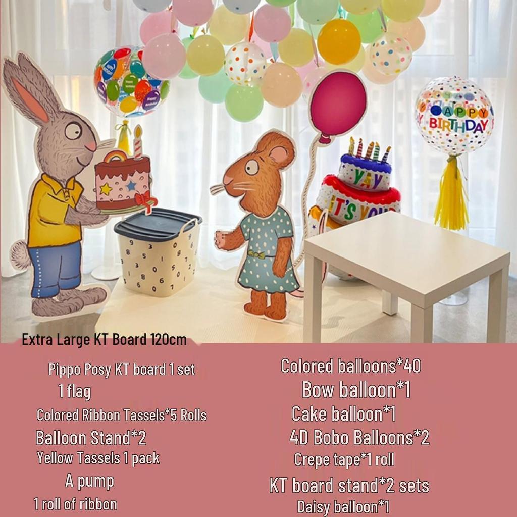 Erster Geburtstag Ballon Dekorationsset für Jungen und Mädchen