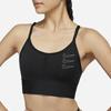 Nike Three Hook Fitness Yoga Sports Bra Women Underwear Black DM1879-010
