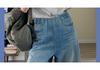 Korean-Style Summer 2026 Ripped Maternity Denim Shorts