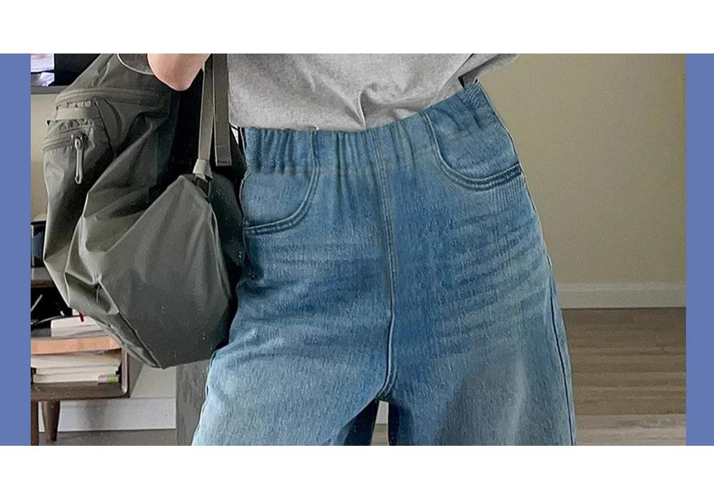Korean-Style Summer 2026 Ripped Maternity Denim Shorts