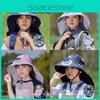 Childrens Summer Bucket Hat With Large Brim And Sunshade For Outdoor Protection