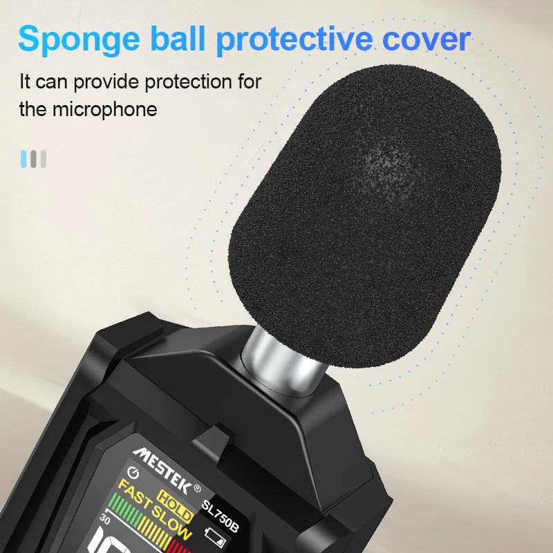 SL750/SL750B Digital Noise Meter 30-130dB Decibel Meter Portable Noise Meter Max/Min Professional Sonometer Noise Tester