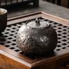 Ceramiczny czajnik do herbaty w stylu japońskim z pokrywką, pojemnik na herbatę, przenośny szczelny pojemnik do przechowywania, domowa kuchnia, pojemnik do przechowywania cukierków, kawy, ziaren kawy