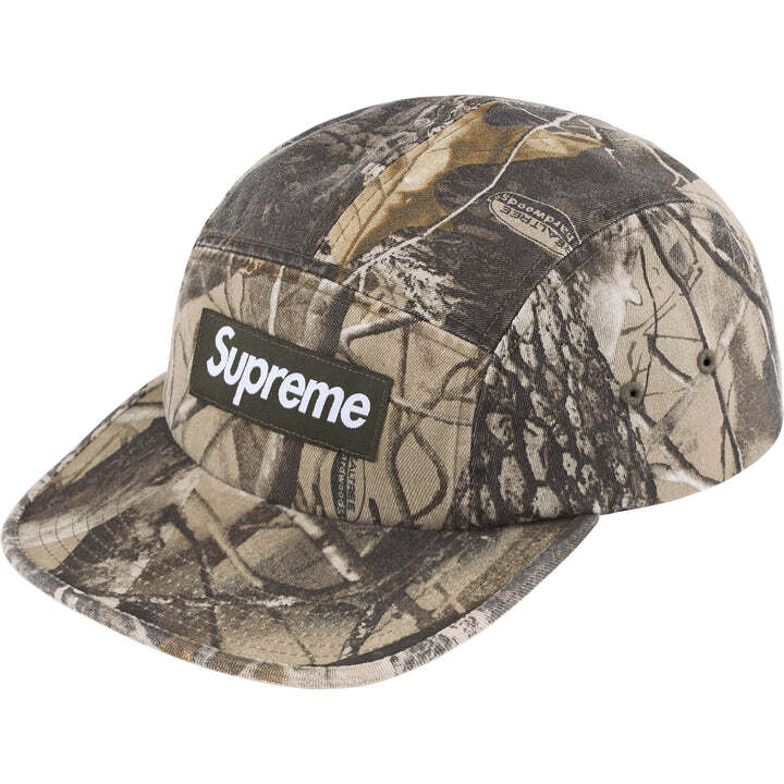 Supreme Washed Chino Twill Camp Cap Realtree Hardwoods One-Size