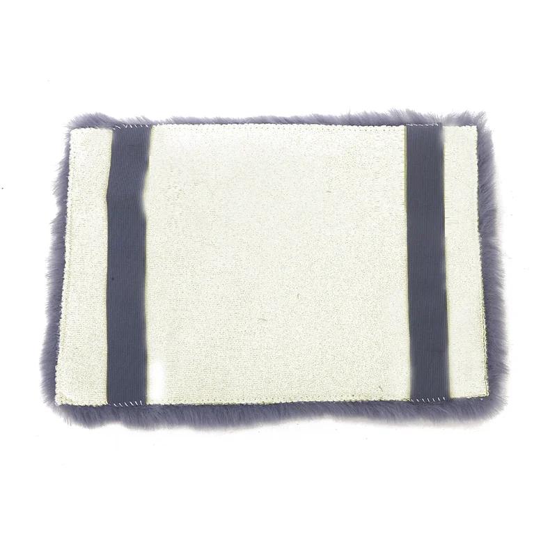 Cute Car Armrest Box Plush Cover Cushion Warm Center Console Arm Cover Pads Stowing Tidying Universal Automobile Interior Decor