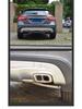 Mercedes-Benz GLA (2016-2020) Quad Exhaust Tailpipe Covers - Black Stainless Steel