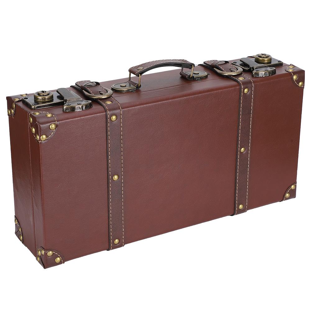 

Ящик для хранения, деревянный ретро-ручной фон, настенные украшения, коллекция принадлежностей 1329A, коричневая труба