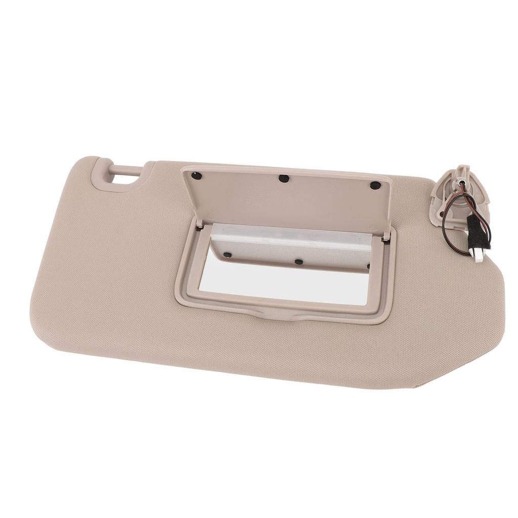 Sun Visor Left Drive Side Sunshading Elegant Beige Makeup Mirror Sun Shielding Board for Pathfinder