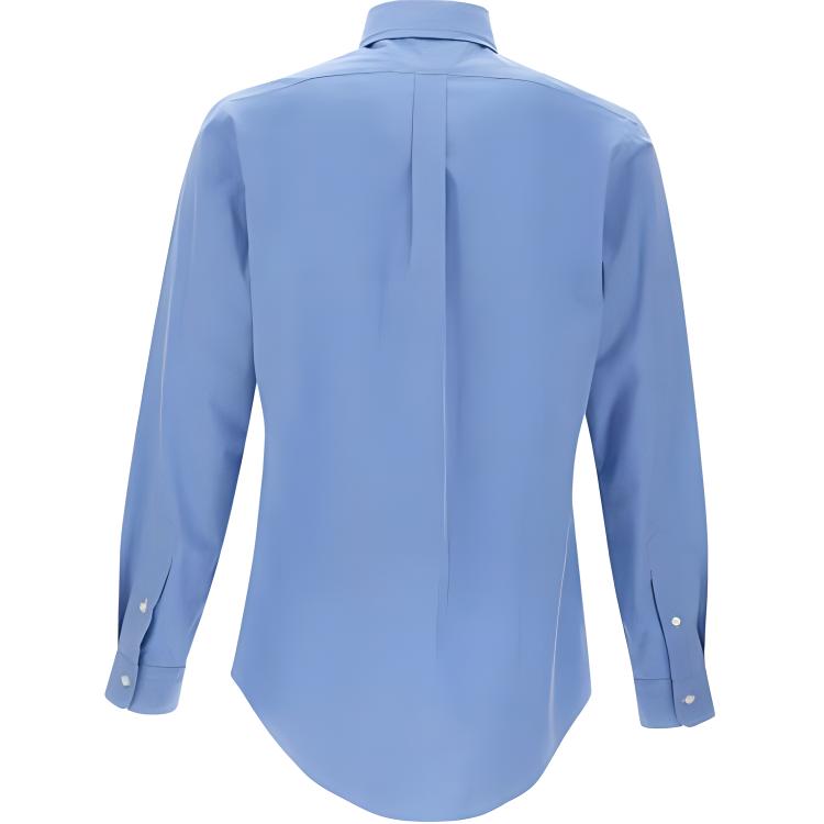 Polo Ralph Lauren Logo Button-Down Long Sleeve Shirt Men shirts Blue 710928255-003