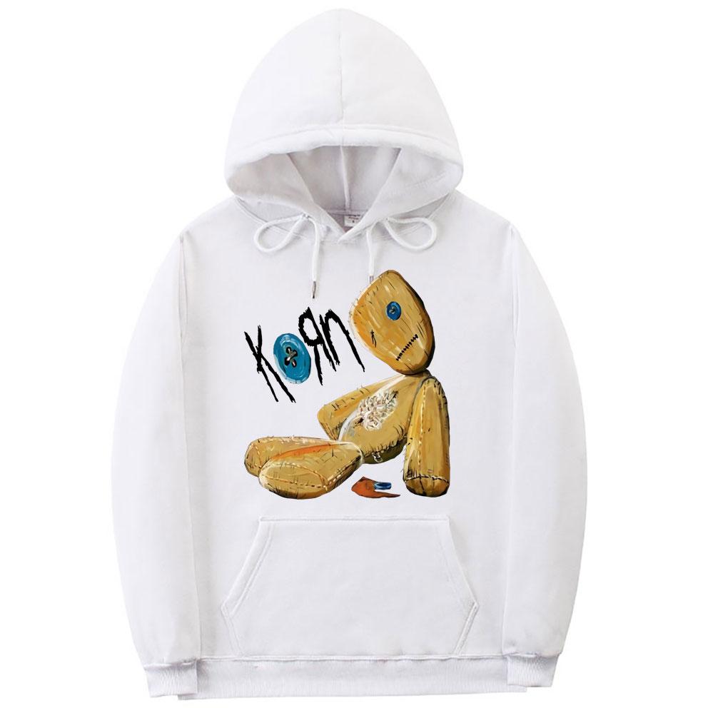 KORN ISSUES ROCK BAND NOVINKA ČERNÁ Streetwear Unisex Alternativní kovy Mikina Unisex Dámské Vintage Oversized Mikiny Unisex mikina