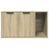 Living room furniture cat toilet wood-based panel, 80 x 50 x 45 cm