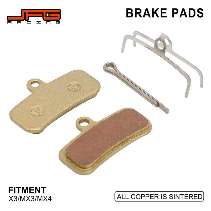 1 Pair Disc Brake Pads All Copper Based Metal Antirust Brake Pads For Talaria Sting X3 MX3 MX4 Electric Off-Road Motorcycle