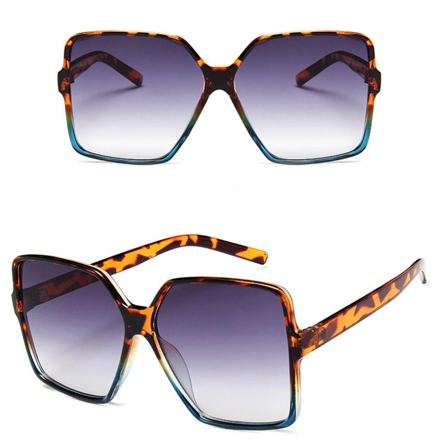 Купить Классические солнцезащитные очки большого размера, женские ...