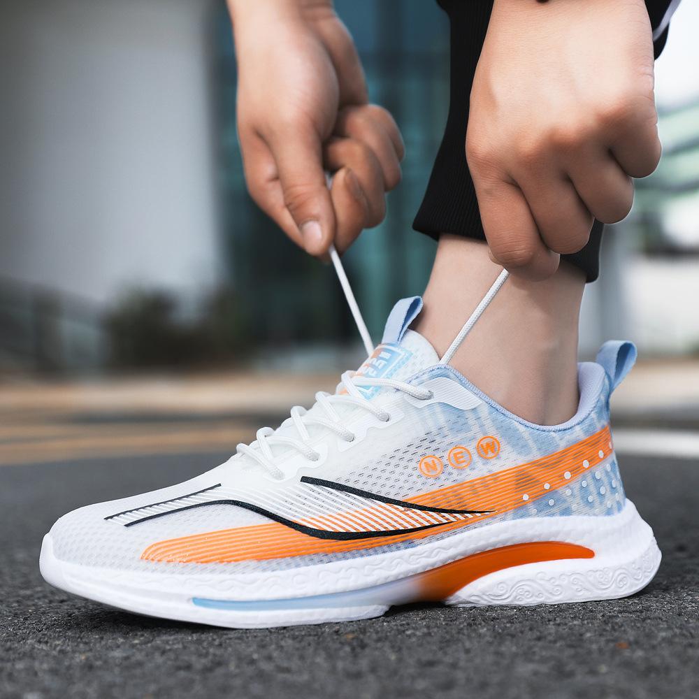 Men's Shoes Spring Breathable Light Mesh Shoes Men's Fashion Casual Trendy Shoes Running Sneaker