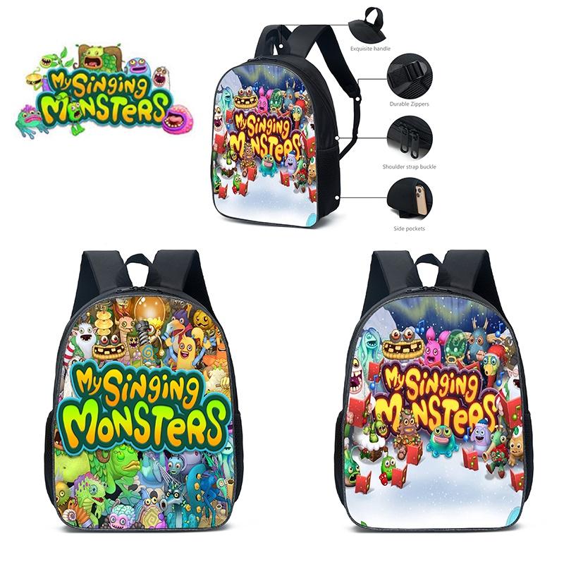 My Singing Monsters Cartoon Backpack For Kids 20l Capacity