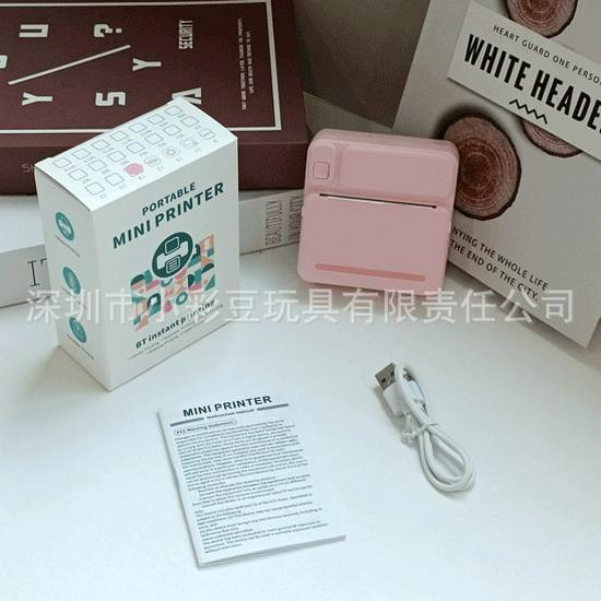 Portable Bluetooth Mini Printer for Students and Home Use
