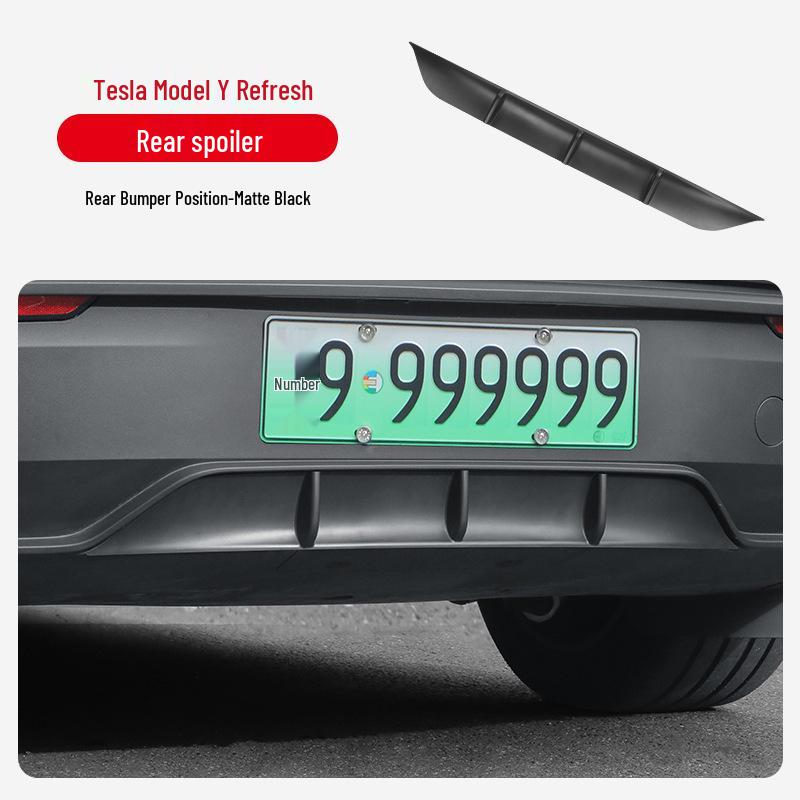 Tesla Model Y Facelift Rear Spoiler & Wind Deflector Kit