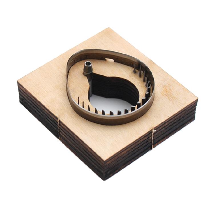

Keychain Cutting Mold Handmade Leather Crafts Making Tool RFID for Key Fob Mould 1