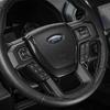 Carbon Fiber Grain Steering Wheel Panel Moulding Cover Trim for Ford F150 15+ PM