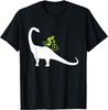 Cooles Mountainbike Dino Lustiges Fahrrad Dinosaurier-Liebhaber Outfit T-Shirt Damen Unisex Kleidung Oberteile Kawaii Kleidung Ropa Mujer