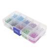 600pcs Colored Iron Safety Bulb Pins Plastic Storage Box Metal Knitting Pins For DIY Craft Making
