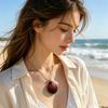 Summer Ocean Resort Seashell Pearl Pendant Necklace - High-End Luxury for Women