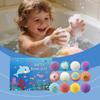Doll-shaped Bath Salt Ball Set Doll-shaped Bath Set with Bath Salts for Soothing the Body and Mind