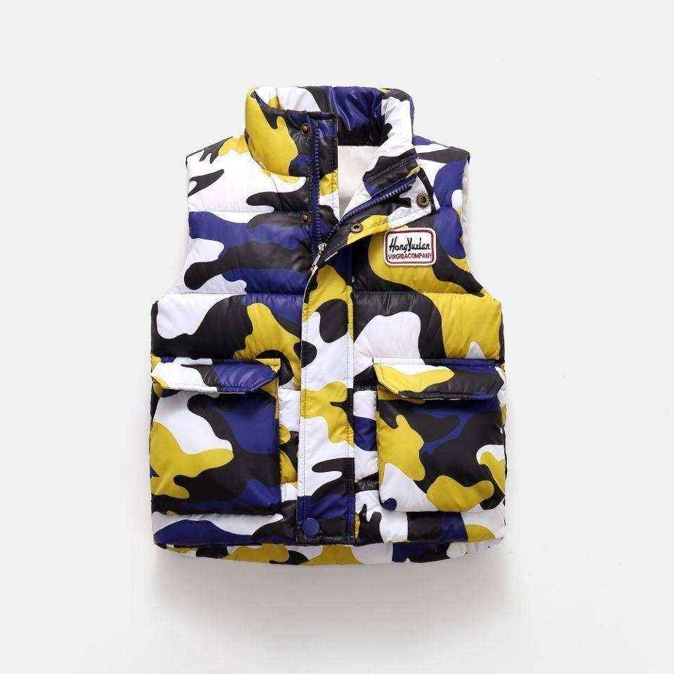 Big Goose Boys And Girls Down Vest White Duck Down Waistcoat Baby Student Vest