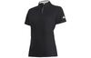 Polo Shirts Women's Black Polo Collar Moderate Straight Fit HR6418