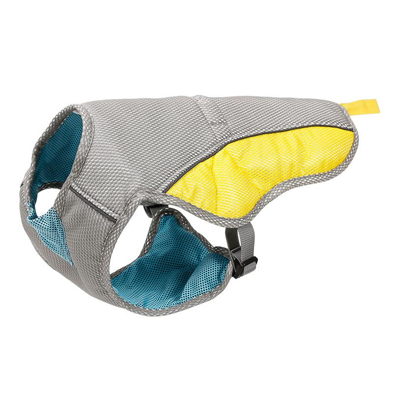Summer Dog Cooling Vest Breathable Heatstroke Prevention Pet Cool Clothes Lightweight Comfort Pet Outfit for Small Medium Large Dogs Outdoor Walking