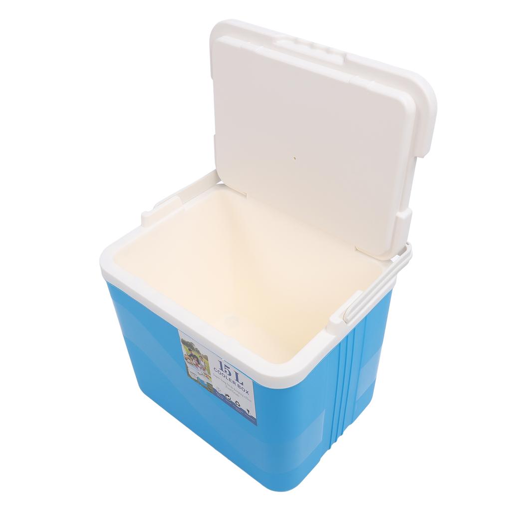 15L Insulated Portable Cooler Professional Lasting Cooling Insulation Hard Cooler Box for Outdoor Picnic Fishing Commercial Stall