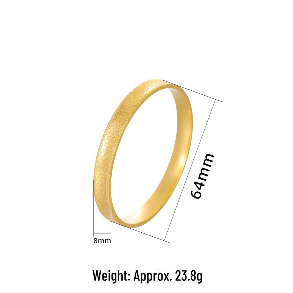 Vietnamese Gold Heritage Lotus Bracelet for Women: Long-Lasting, Ancient Chinese Style, Colorfast Simulation