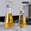 Wiederbefüllbarer Glas-Mundspülspender Tragbare Ölgießflasche Ölzerstäuber Badezimmerablage