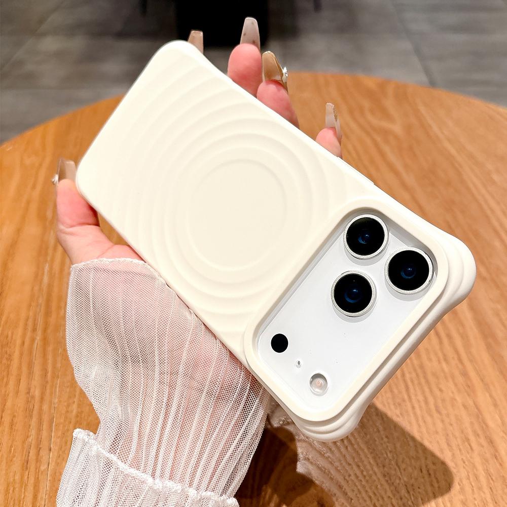 Thicken Corner Genuine Liquid Silicone Magnetic Phone Case for iPhone 17 16 15 14 13 Pro Max Air Magsafe Charging Soft Cover