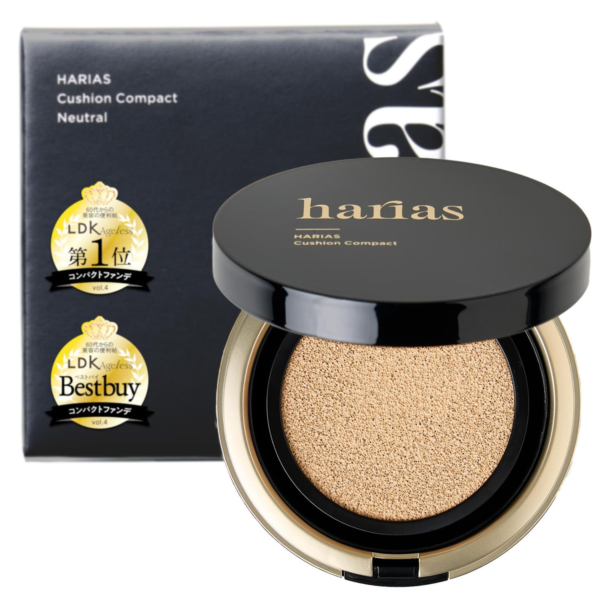 

HARIAS Cushion Foundation Niacinamide Serum Foundation Popular Ranking (Official) SPF50+ Quasi-drug (Ochre)