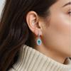 S925 Sterling Silver Natural Color Treasure Amethyst Citrine Topaz Earrings Earrings Women'S Factory