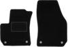 Black Front Floor Mats For: Opel Zafira B Minivan (2005-2014)