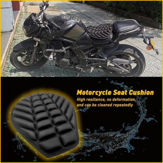 Motorcycle Seat Comfort Cover Sponge Seat Cushion Universal Pressure Relief Air