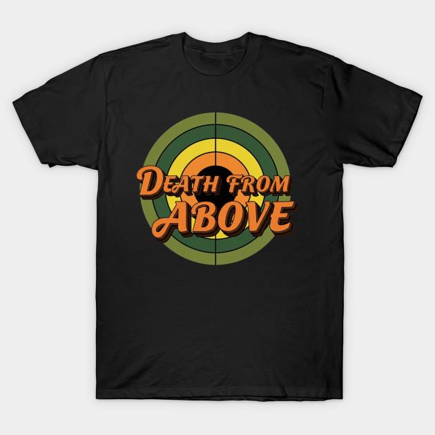 

Men Black Print T-shirt Death From Above No-Cut Transfer Paper Print Cotton Tshirt 3XL чорний