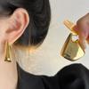 Niche Style Retro Three-Dimensional Triangular Glossy Best Selling Geometry