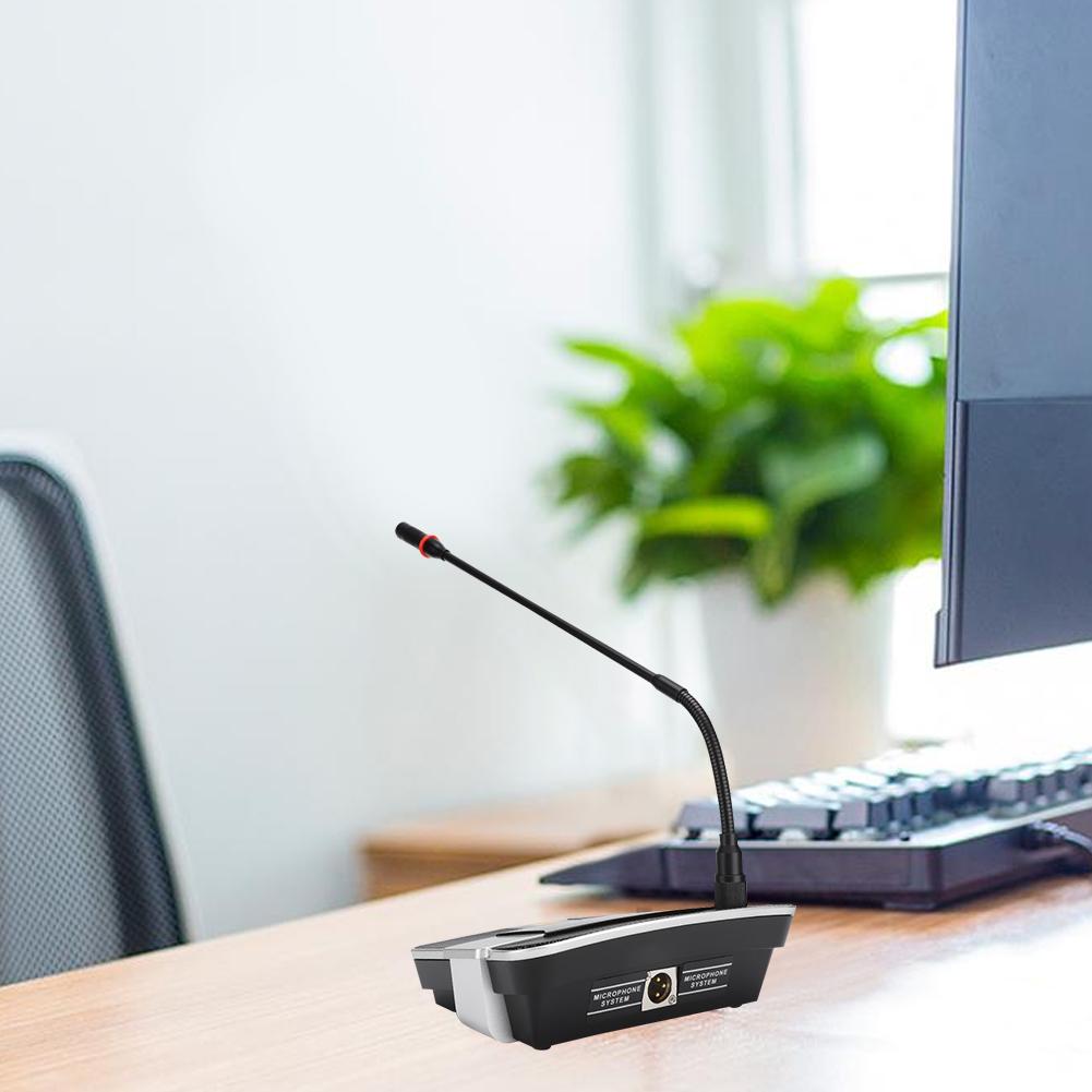 Professional Desktop Adjustable Uni Directional Condenser Microphone for Conference Meeting