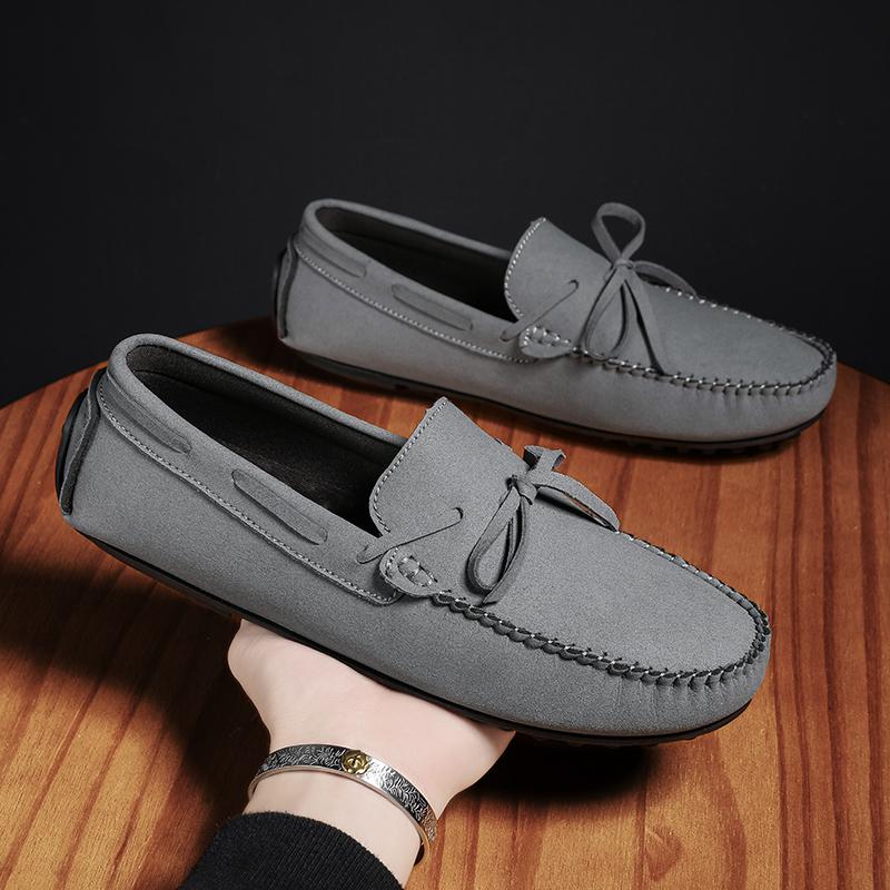 Trend Suede Men Casual Shoes Breathable Comfort Slip-on Mens Driving Shoes Fashion Men Lazy Shoes Luxury Brand Loafers Moccasins