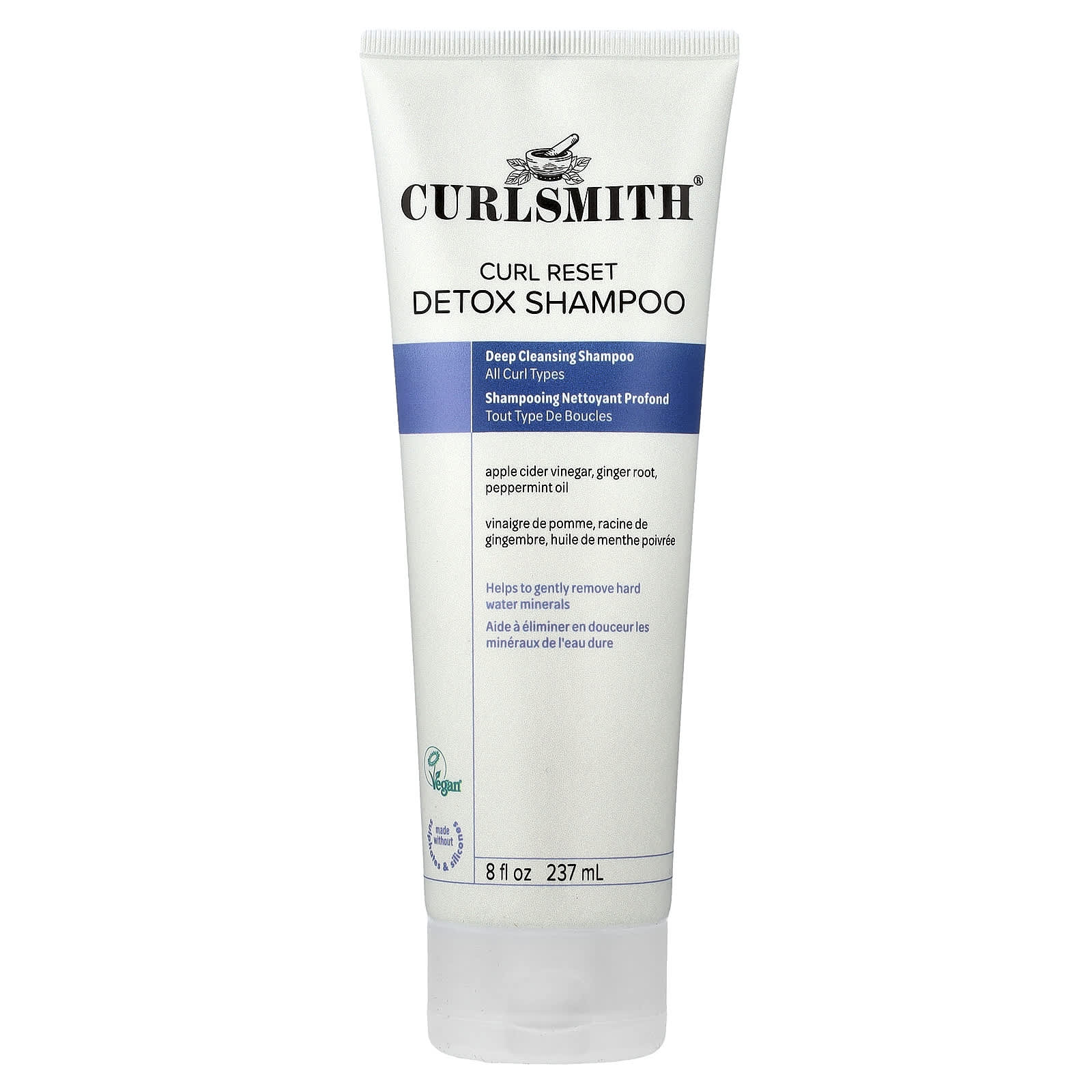 Curlsmith, Curl Reset Detox Shampoo, All Curl Types, 8 fl oz (237 ml)