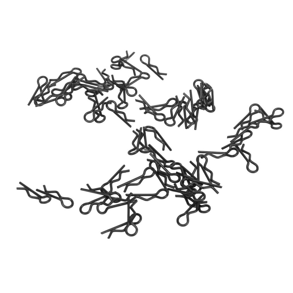 60PCS RC Car Body Clip 17mm 1.0mm Dia Easy Removal Installation for 1Celsius16 1Celsius18 RC Car Truck